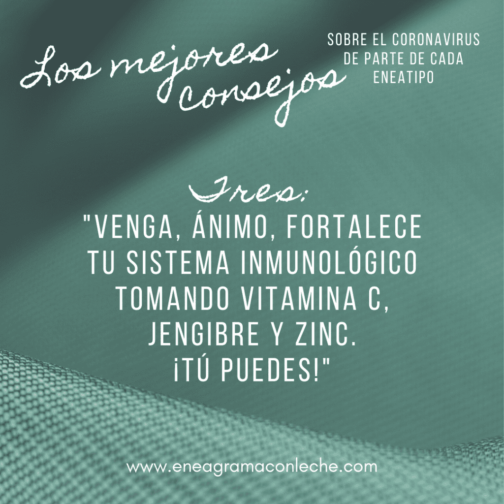 Consejos sobre el Coronavirus y Eneagrama