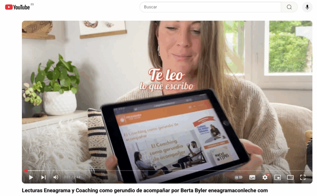 Video Lectura del artículo sobre coaching y acompañar