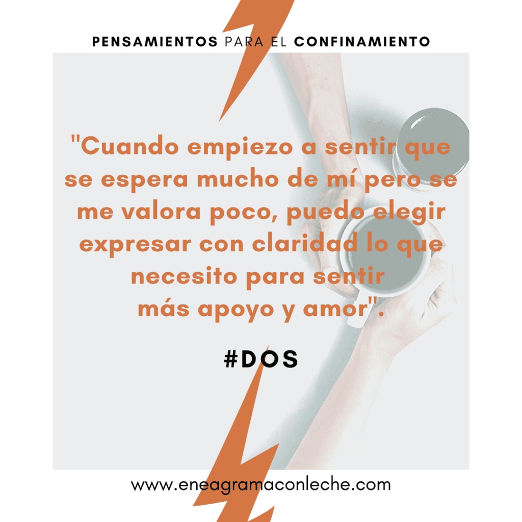 Consejos en tiempos de Pandemia para el Eneatipo 2 Dos