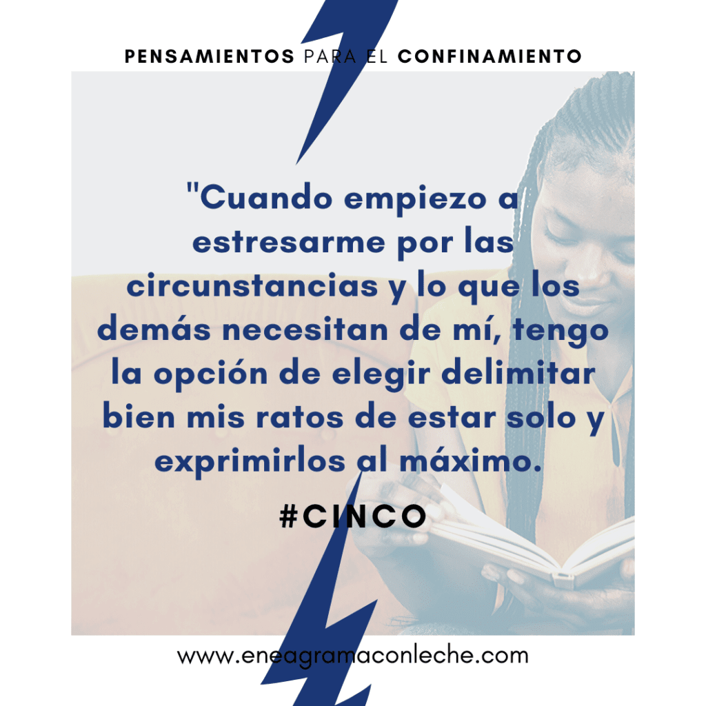Consejos en tiempos de Pandemia para el Eneatipo 5 Cinco