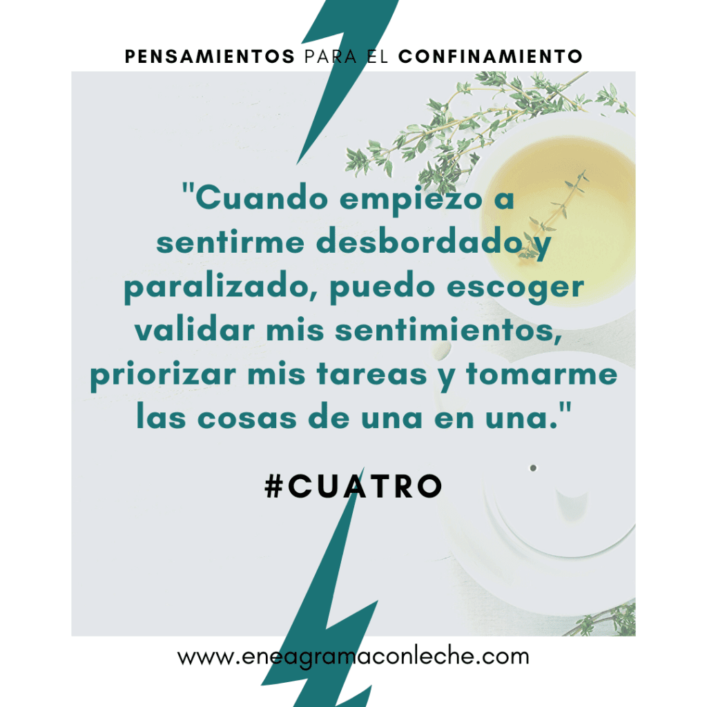 Consejos en tiempos de Pandemia para el Eneatipo 4 Cuatro