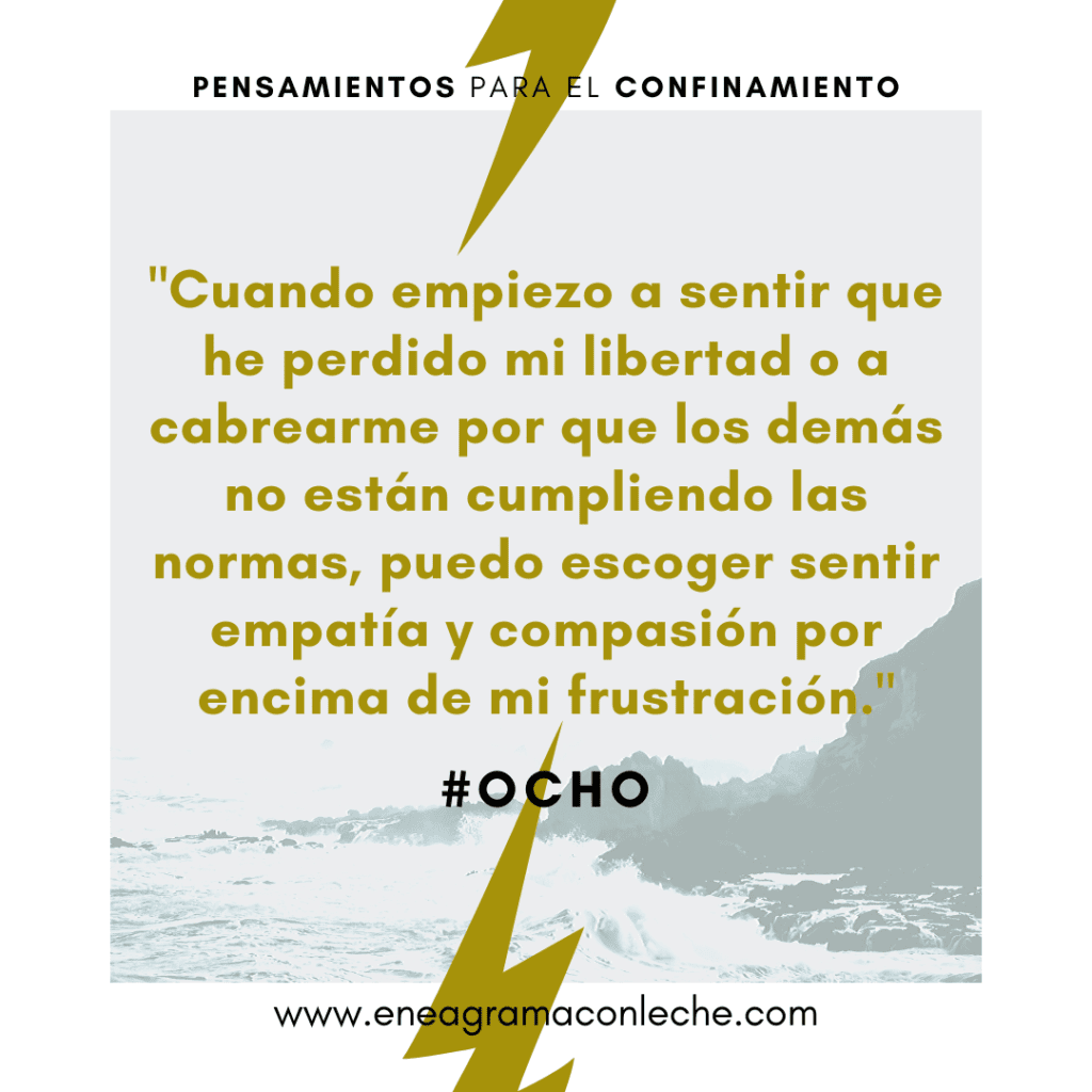 Consejos en tiempos de Pandemia para el Eneagrama 8 Ocho